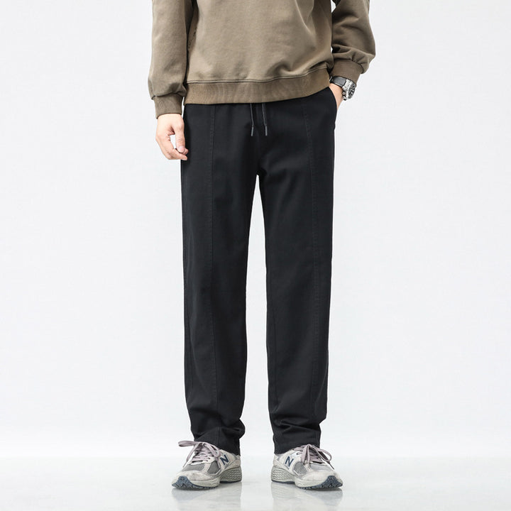 Herren bequeme Freizeit-Hose mit elastischem Bund und seitlichen Eingrifftaschen Echoarchiv