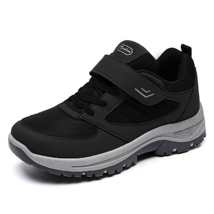 Herren nan robuste Outdoor-Sneaker mit Klettverschluss, atmungsaktivem Strickoberteil und profilierter rutschfester Sohle Echo Archiv
