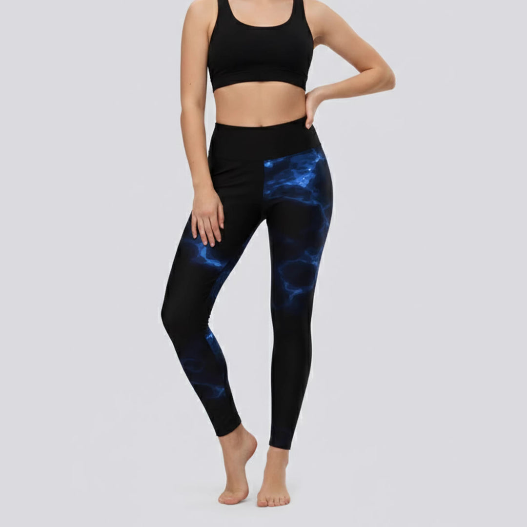 Damen Sportlegging mit stilvollem grafischen Design Echo Archiv
