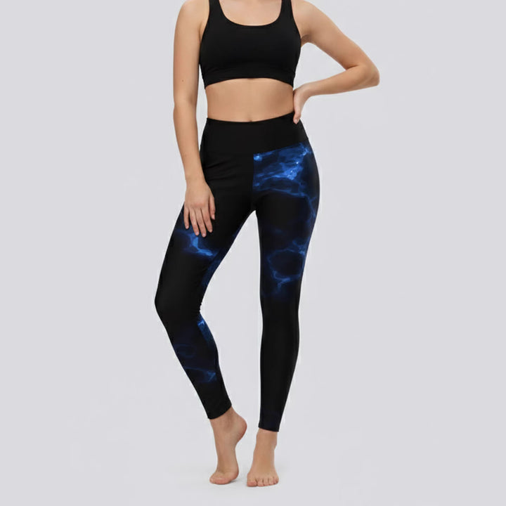 Damen Sportlegging mit stilvollem grafischen Design Echo Archiv