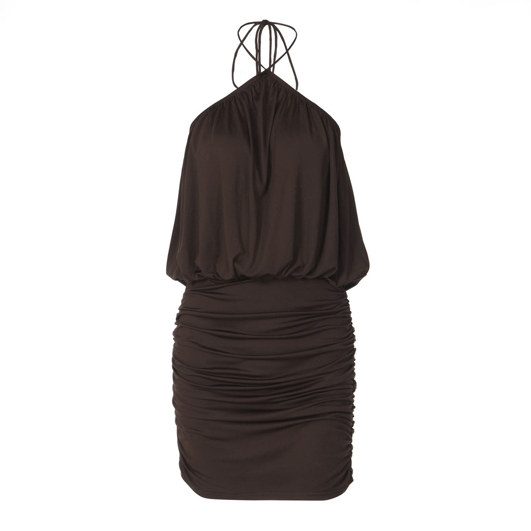 Damen Wickelkleid mit gerafftem Design Echo Archiv