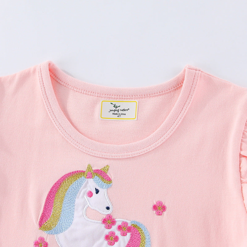 Mädchen Tüllkleid mit niedlichem Einhornmotiv Echo Archiv