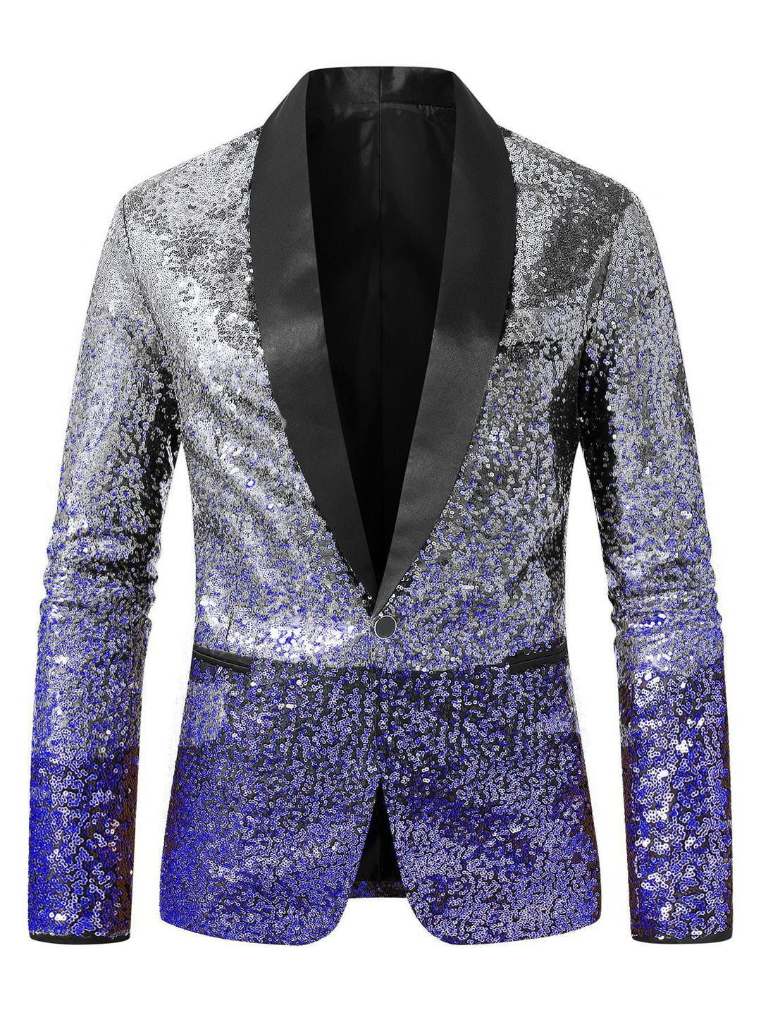 Herren glitzernder Paillettenblazer Echoarchiv