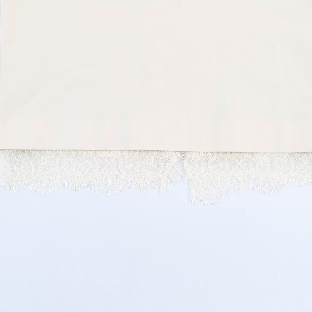 Damen Bleistiftrock mit feiner Spitze und elegantem Bund Echo Archiv