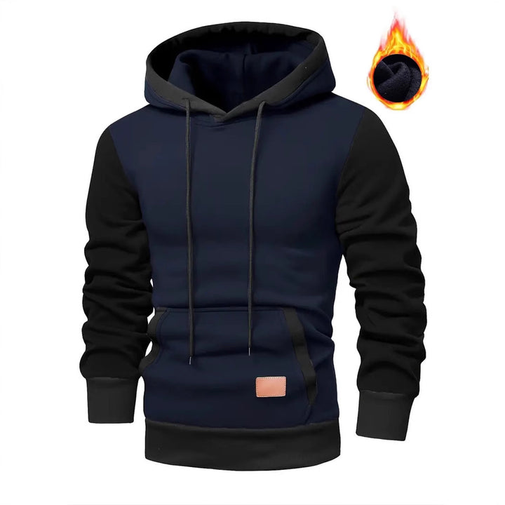 Herren modischer Hoodie mit praktischen Taschen und kontrastrierendem Design Echoarchiv