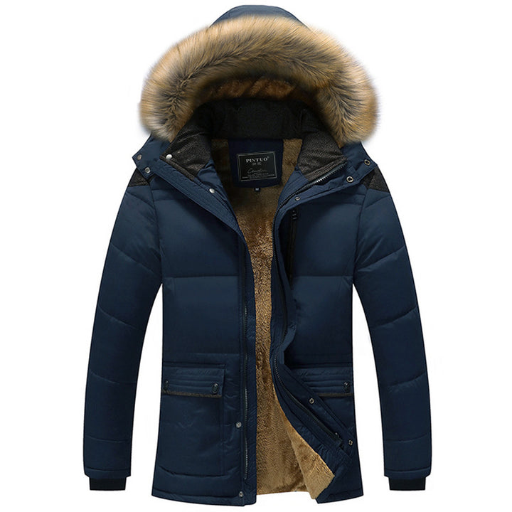 Herren Wattierter Parka mit abnehmbarer Kunstfellblende, Teddyfutter und Windschutz Echo Archiv
