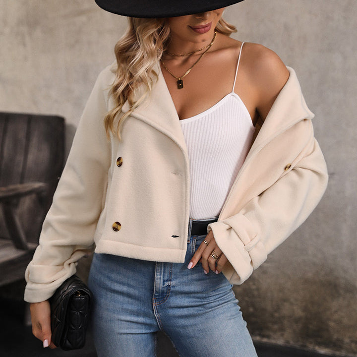 Damen Elegante Kurzjacke mit Knopfdetails Echo Archiv