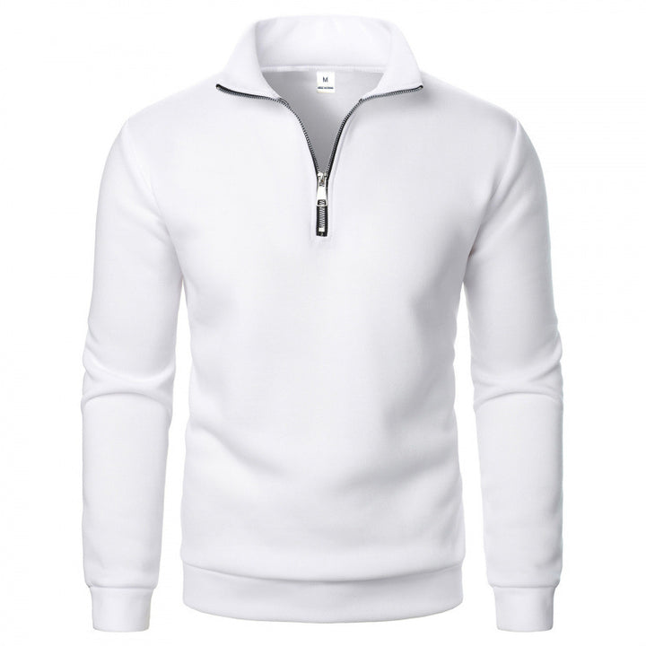 Herren Sportlicher Sweatpullover mit Stehkragen Echoarchiv