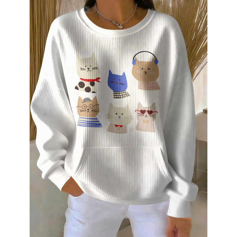 Damen Gemütlicher Pullover Echoarchiv
