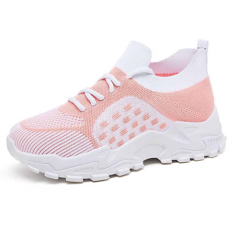 Damen nan leichter Strick-Chunky-Sneaker mit sockenähnlichem Schaft, gepolsterter Fersenstütze und griffiger Trail-Laufsohle Echo Archiv