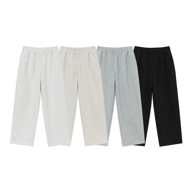 Unisex Relaxed-Fit Loungehose mit hohem Elastikbund, Kordelzug und geradem Bein Echo Archiv