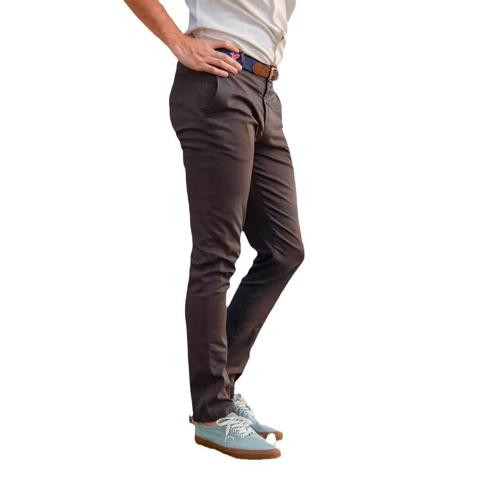 Herren elastische Chinohose mit modischem Schnitt Echoarchiv