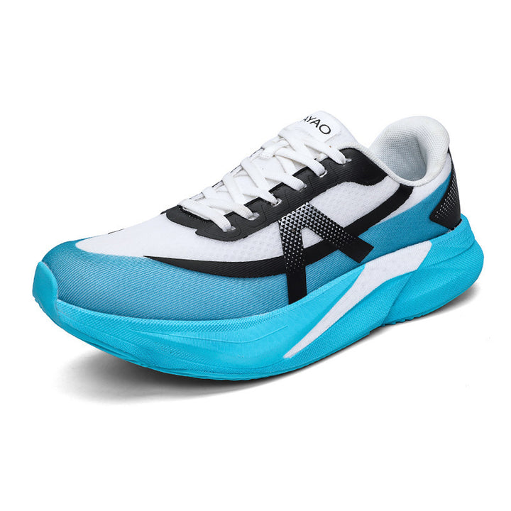 Herren Dämpfender Running-Sneaker mit hoher Sprengung und atmungsaktivem Strickoberteil – Tavélo