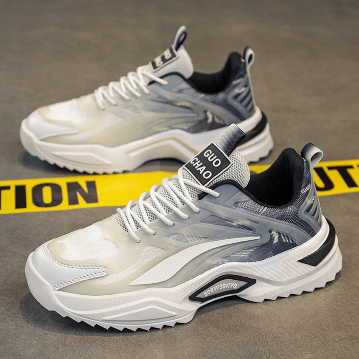 Herren Chunky-Performance Sneaker mit transparenten TPU‑Overlays und profiliertem Plateau Echoarchiv