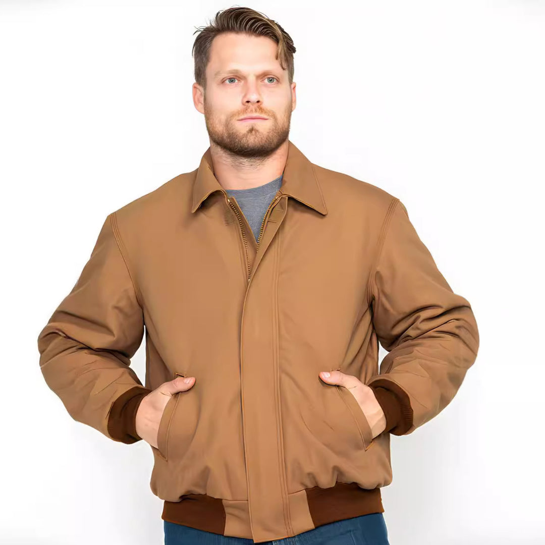 Herren lässige Übergangsjacke mit praktischem Stehkragen Echoarchiv