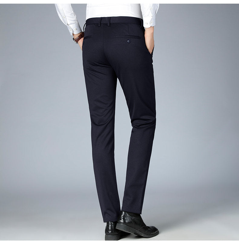 Herren elegante Anzughose mit schmalem Schnitt Echoarchiv