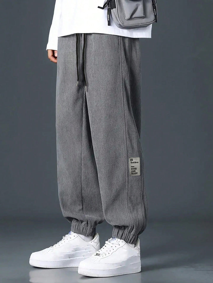 Herren Bequeme und lässige Sweatpants mit elastischem Bund und seitlichen Taschen Echoarchiv