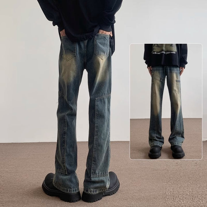 Damenweit geschnittene Jeanshose Echoarchiv