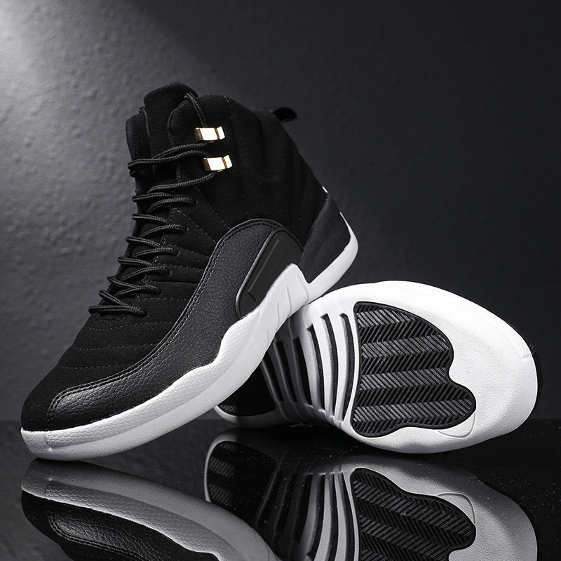 Herren Retro-inspirierte Performance-Basketballstiefel mit verstärkter Seitenwand – Tavélo