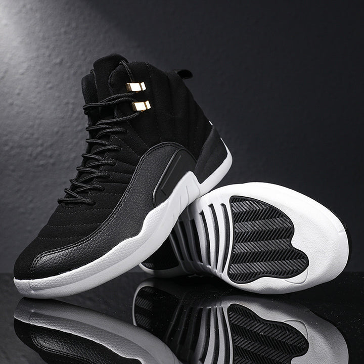 Herren Retro-inspirierte Performance-Basketballstiefel mit verstärkter Seitenwand – Tavélo