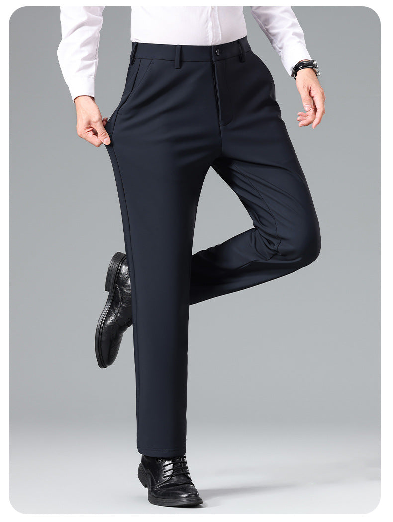 Herren Schlanke Business‑Stretchhose mit Bügelfalte und Komfortbund Echo Archiv