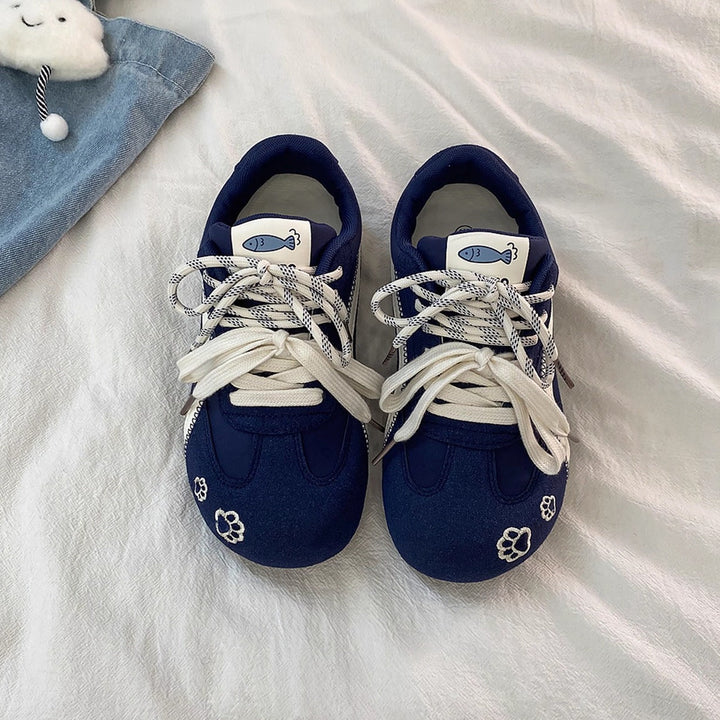 Damen Sportliche Sneakers mit verspieltem Tierdesign und flexiblem Obermaterial Echo Archiv
