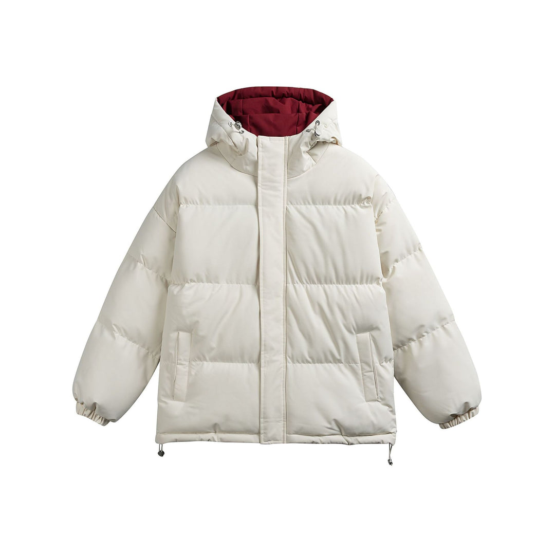 Damen Wattierte Kapuzen‑Steppjacke im Oversize‑Pufferschnitt mit Tunnelzugbund Echoarchiv