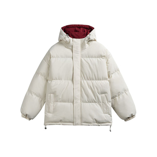 Damen Wattierte Kapuzen‑Steppjacke im Oversize‑Pufferschnitt mit Tunnelzugbund Echoarchiv