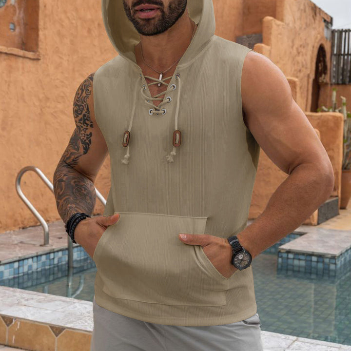 Herren Kapuzen-Workout-Shirt Echoarchiv