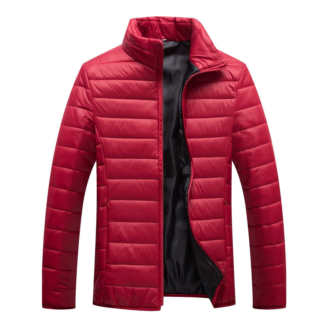 Herren Steppjacke mit hochgeschlossenem Kragen und wärmender Füllung Echoarchiv