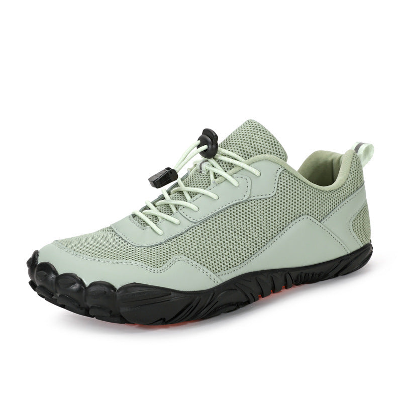 Herren nan leichter Schnellzug-Trekkingschuh mit Gummizehschutz, atmungsaktivem Meshoberteil und profiliertem Outdoor-Laufsohle Echo Archiv