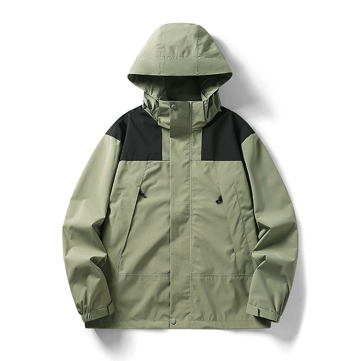 Herren Wetterfeste Übergangsjacke mit Kapuze Echo Archiv