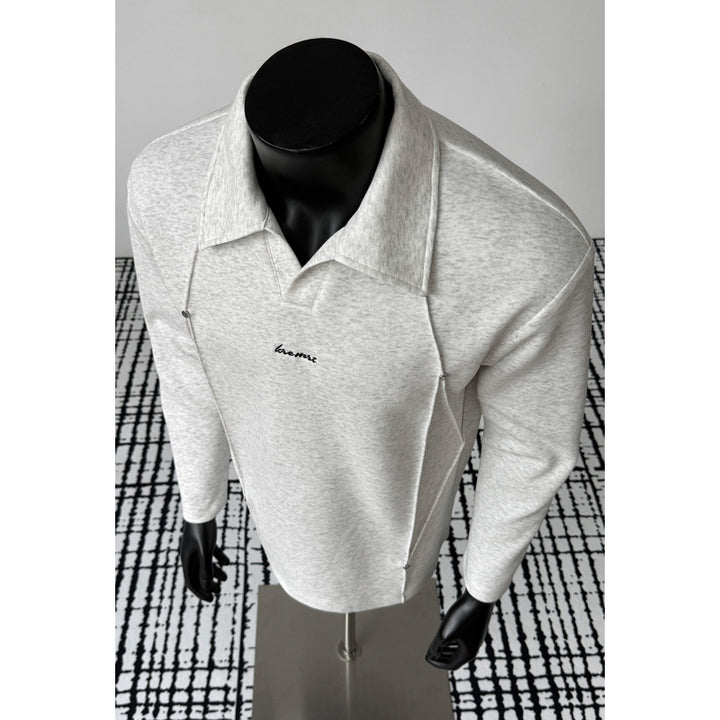 Herren Urban Elegante Langarmhemd Jacke Echo Archiv