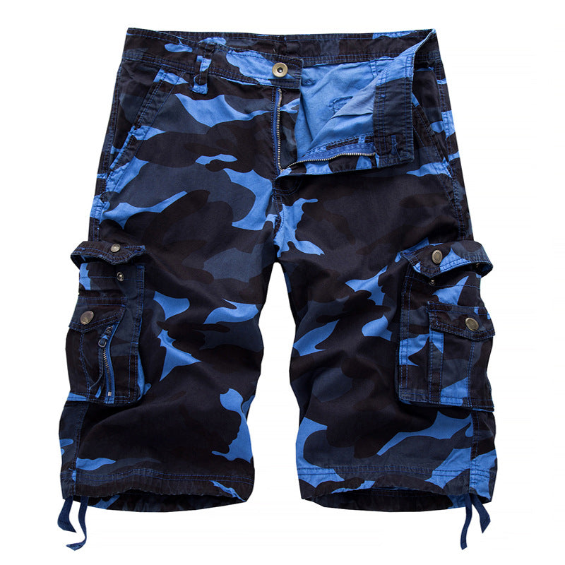 Herren Cargoshorts mit multifunktionalen Taschen und camouflagemuster Echoarchiv