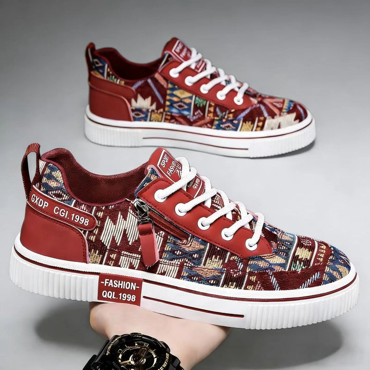 Unisex Freizeit-Sneaker mit modischem Ethno-Muster Echoarchiv