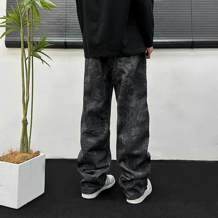 Herren Cargo-Hose mit Schlangenmuster Echo Archiv