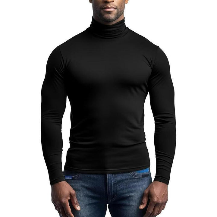 Herren atmungsaktives Rollkragen-T-Shirt aus weichem Jersey Echoarchiv
