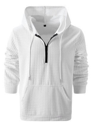 Herren lockerer Hoodie mit Reißverschluss und Kängurutasche Echoarchiv