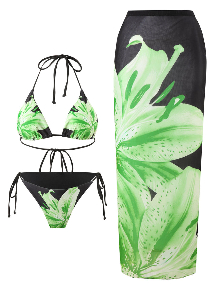 Damen Bikiniset mit elegantem Strandrock Echo Archiv