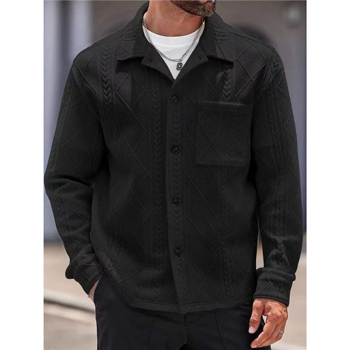 Herren strukturierte Freizeitjacke Echoarchiv