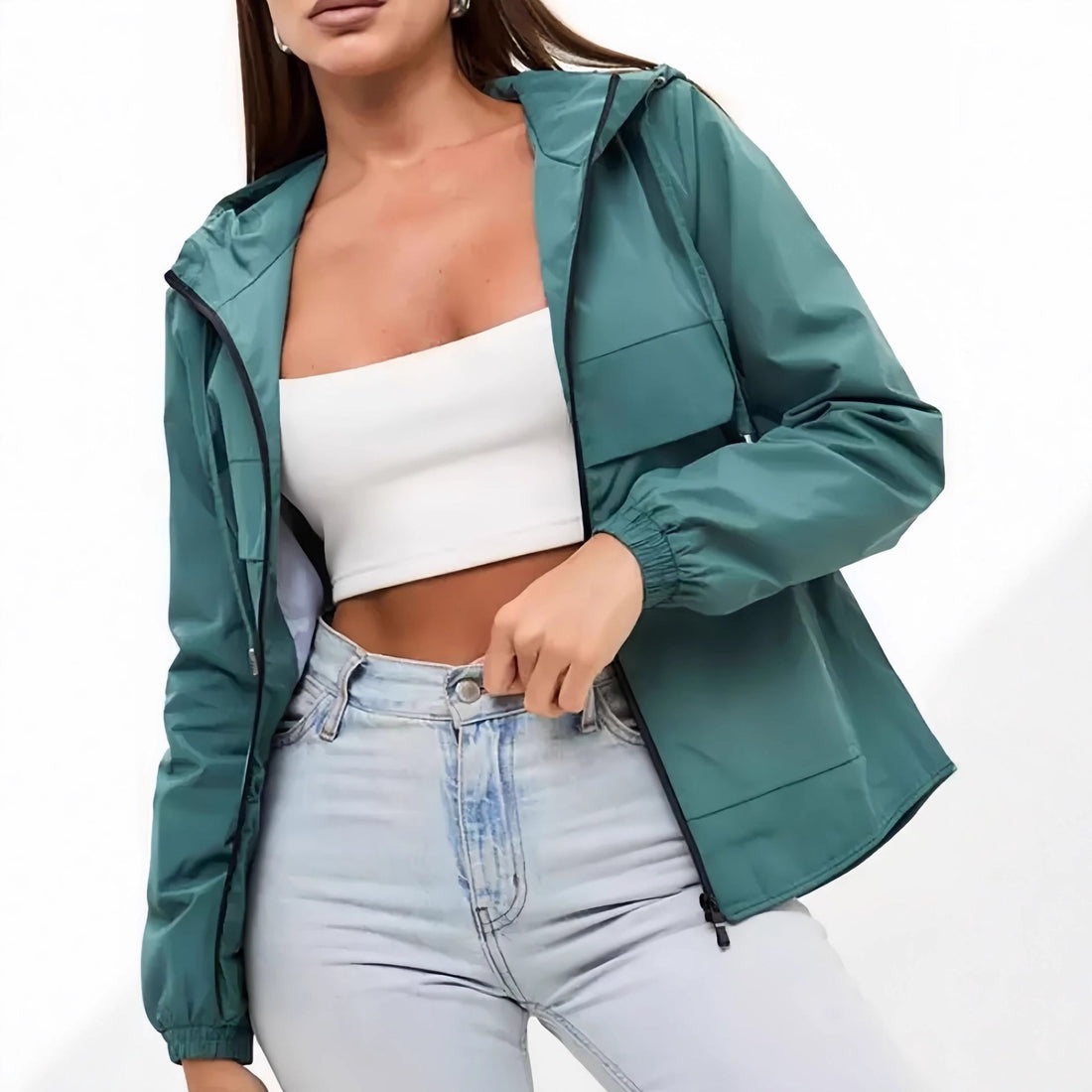 Damen Leichte und Atmungsaktive Übergangsjacke – Célinea