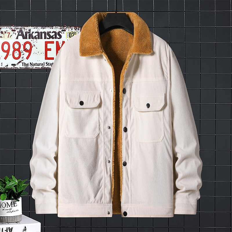 Herren Cordjacke mit weichem Fleecefutter Echo Archiv