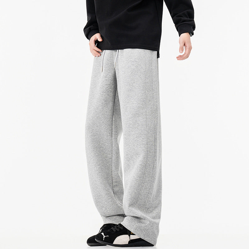 Damen weit geschnittene Lounge-Jogginghose mit elastischem Bund, Kordelzug und lässigem Culotte-Schnitt – Avélisse