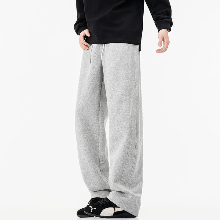 Damen weit geschnittene Lounge-Jogginghose mit elastischem Bund, Kordelzug und lässigem Culotte-Schnitt – Avélisse
