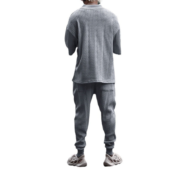 Herren lässiges Freizeit-Set mit oversized Pullover und bequemen Jogginghosen Echoarchiv