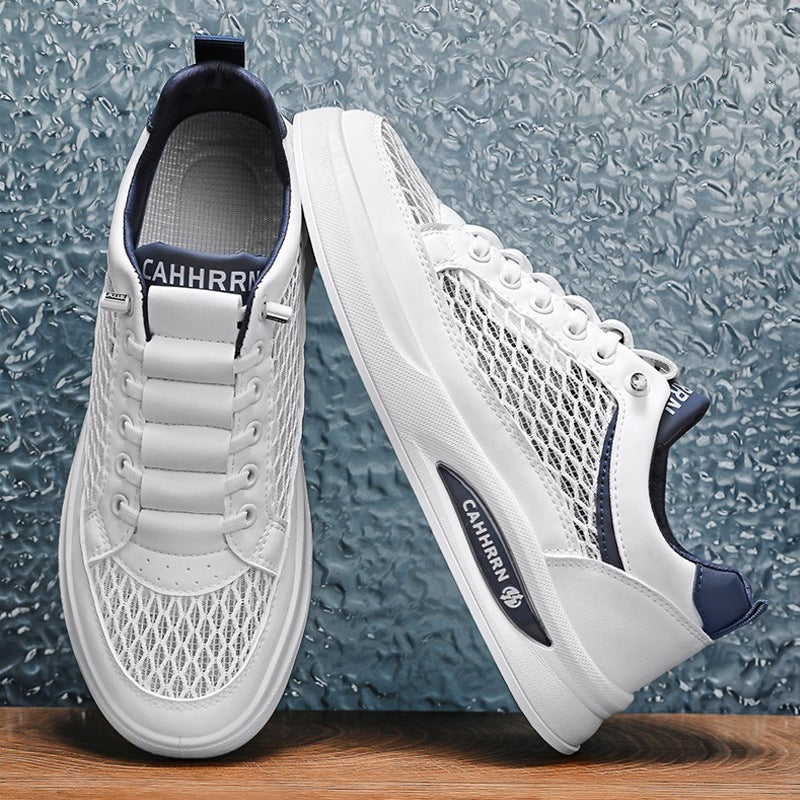 Unisex atmungsaktive Mesh-Plateau-Sneaker mit leichter Dämpfung und gepolstertem Komfortfußbett – Norré