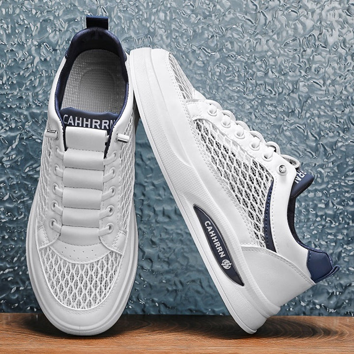 Unisex atmungsaktive Mesh-Plateau-Sneaker mit leichter Dämpfung und gepolstertem Komfortfußbett – Norré