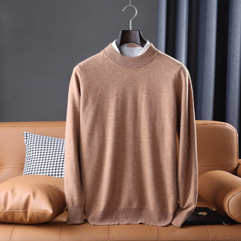 Herren Feiner Rollkragenpullover in schlanker Minimal‑Silhouette aus Woll‑Kaschmir‑Mix Echoarchiv
