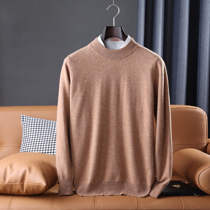 Herren Feiner Rollkragenpullover in schlanker Minimal‑Silhouette aus Woll‑Kaschmir‑Mix Echoarchiv