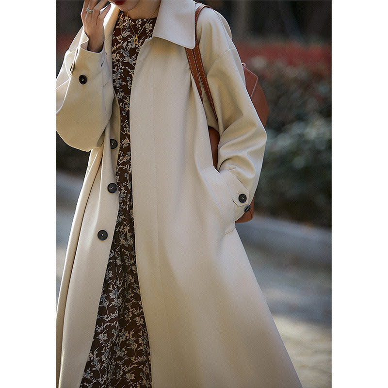Damen Elegant geschnittener Trenchcoat Echoarchiv